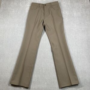 VTG Levis 517 Jeans Mens 30x32 Beige Boot Cut Polyester Classic Fit Twill Pants